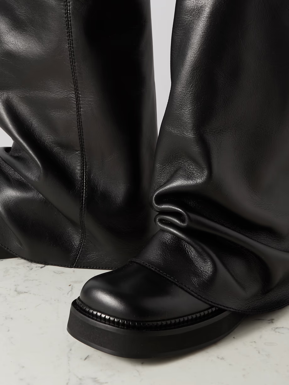 Robin layered leather knee boots Robin layered leather knee boots