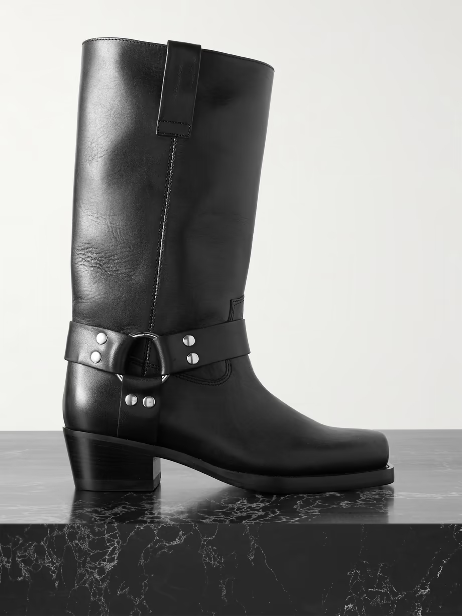 Roxy embellished leather knee boots Roxy embellished leather knee boots