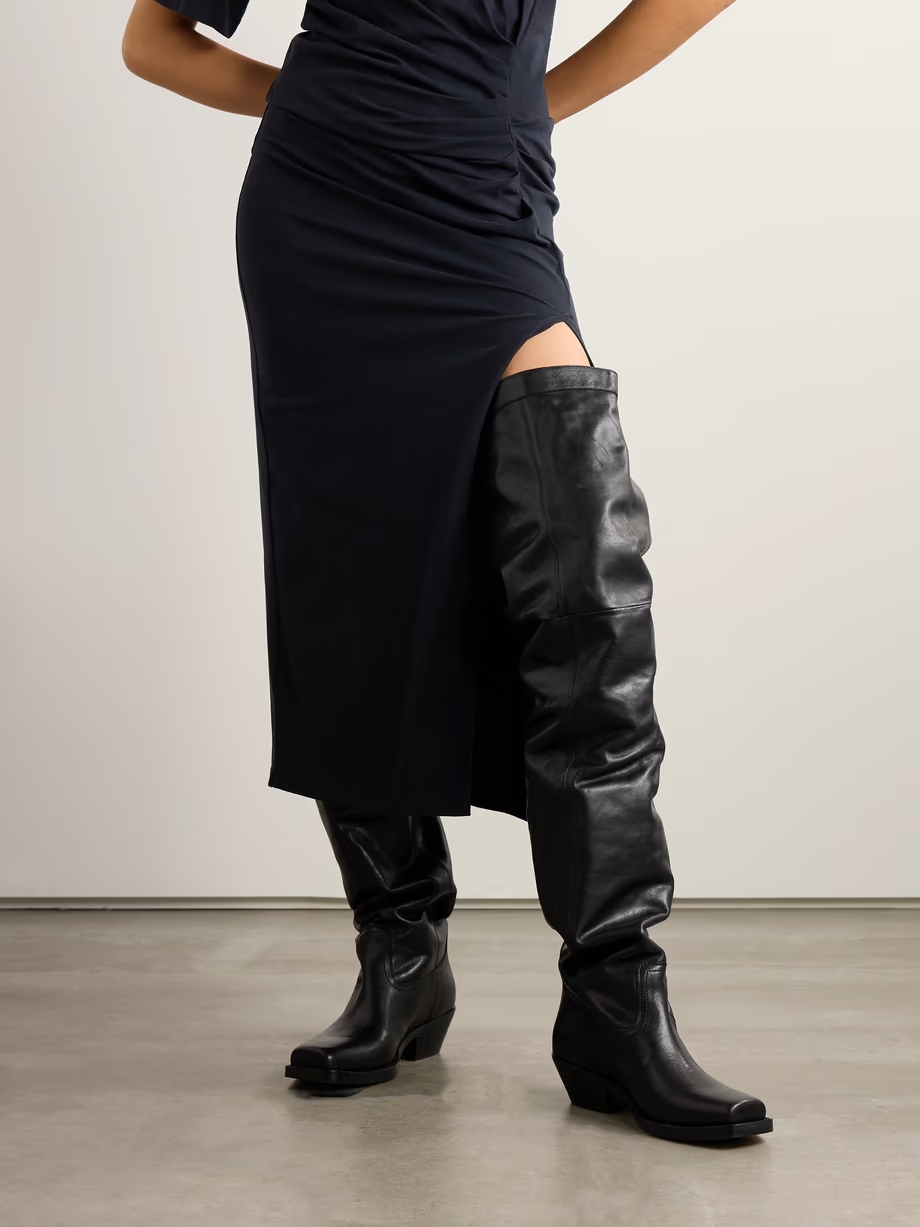 Amati leather over-the-knee boots Amati leather over-the-knee boots