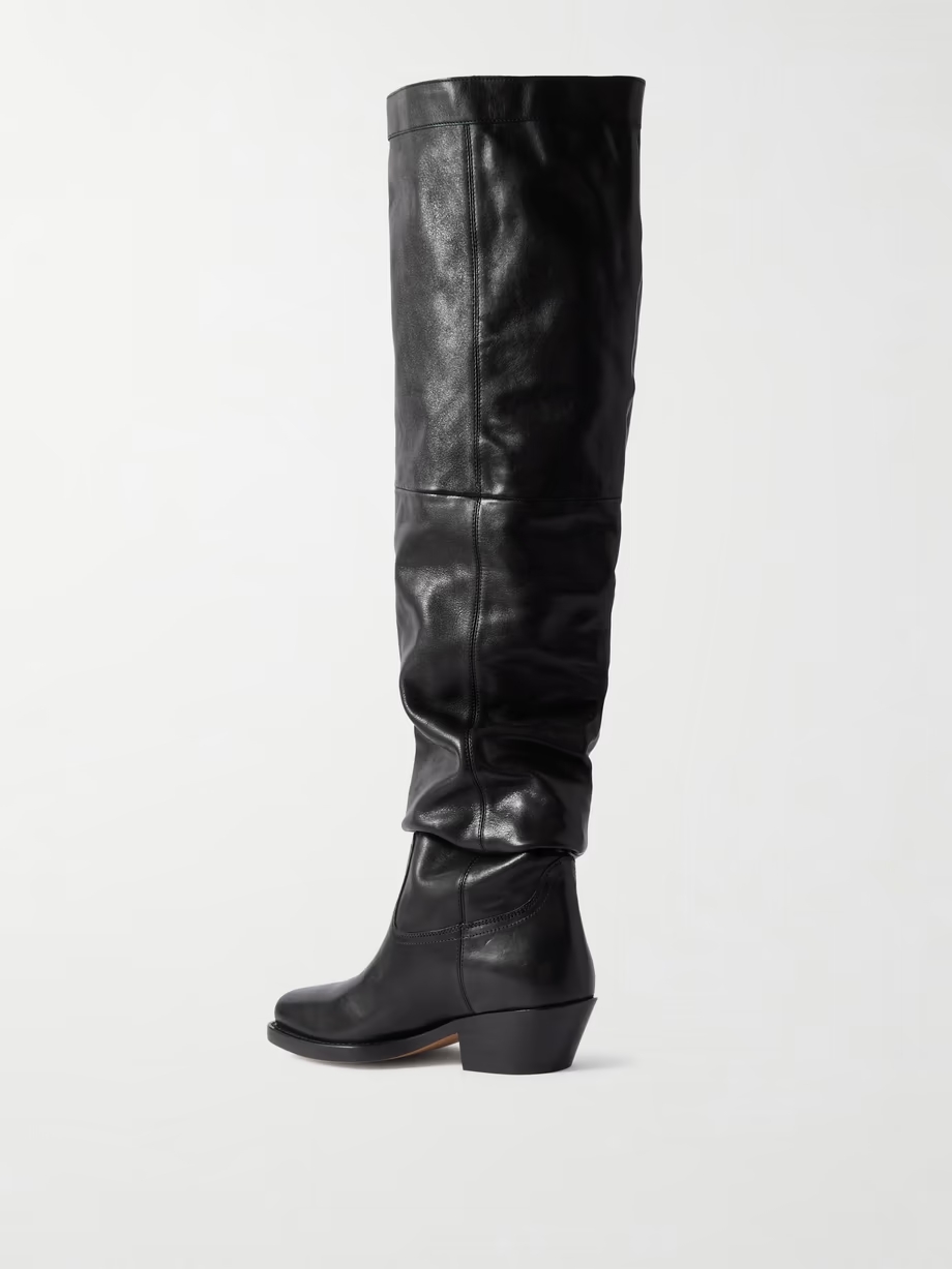 Amati leather over-the-knee boots Amati leather over-the-knee boots