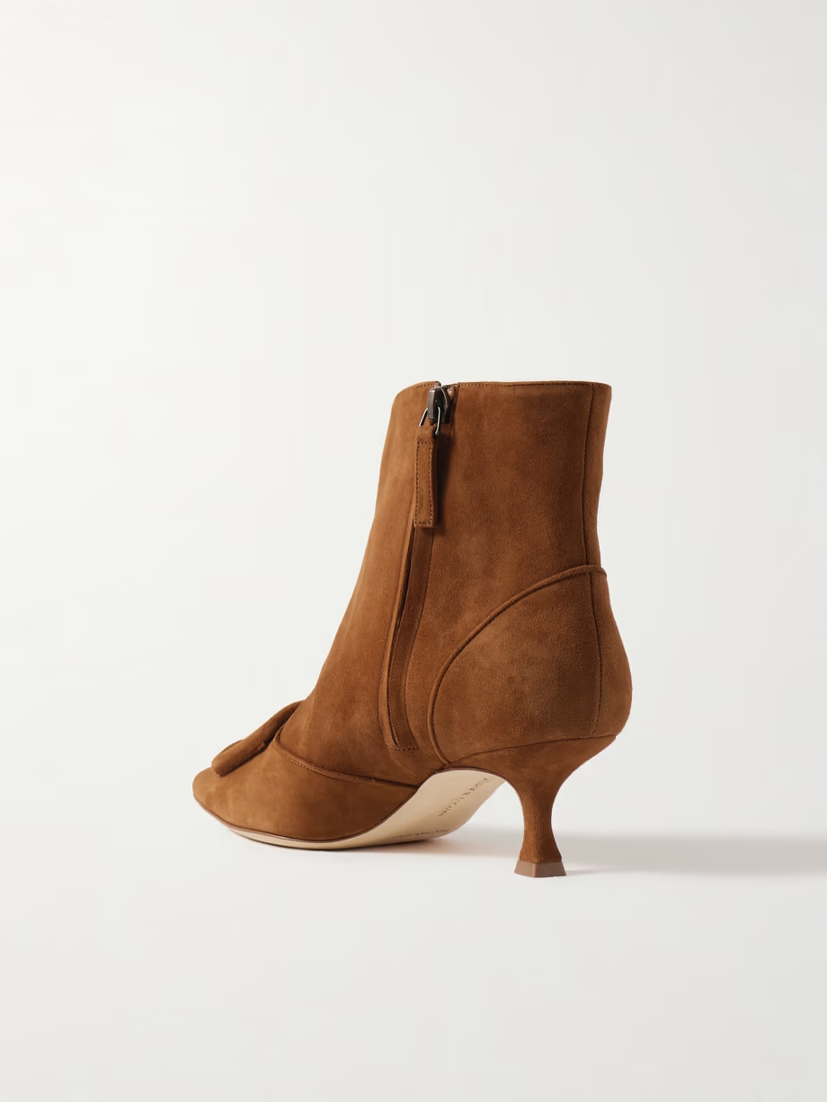 Baylow 50 buckled suede ankle boots Baylow 50 buckled suede ankle boots