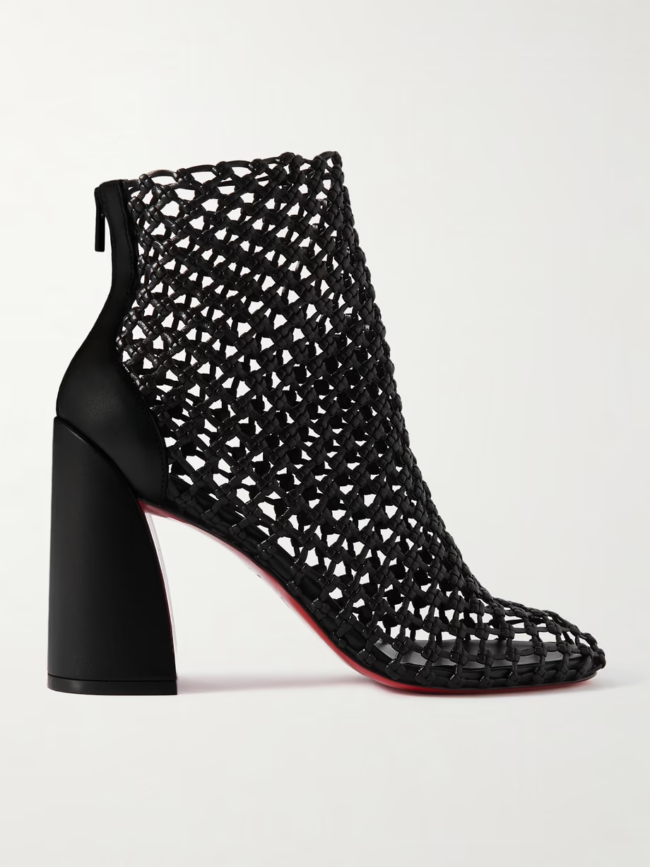 Porlibooty woven leather boots Porlibooty woven leather boots