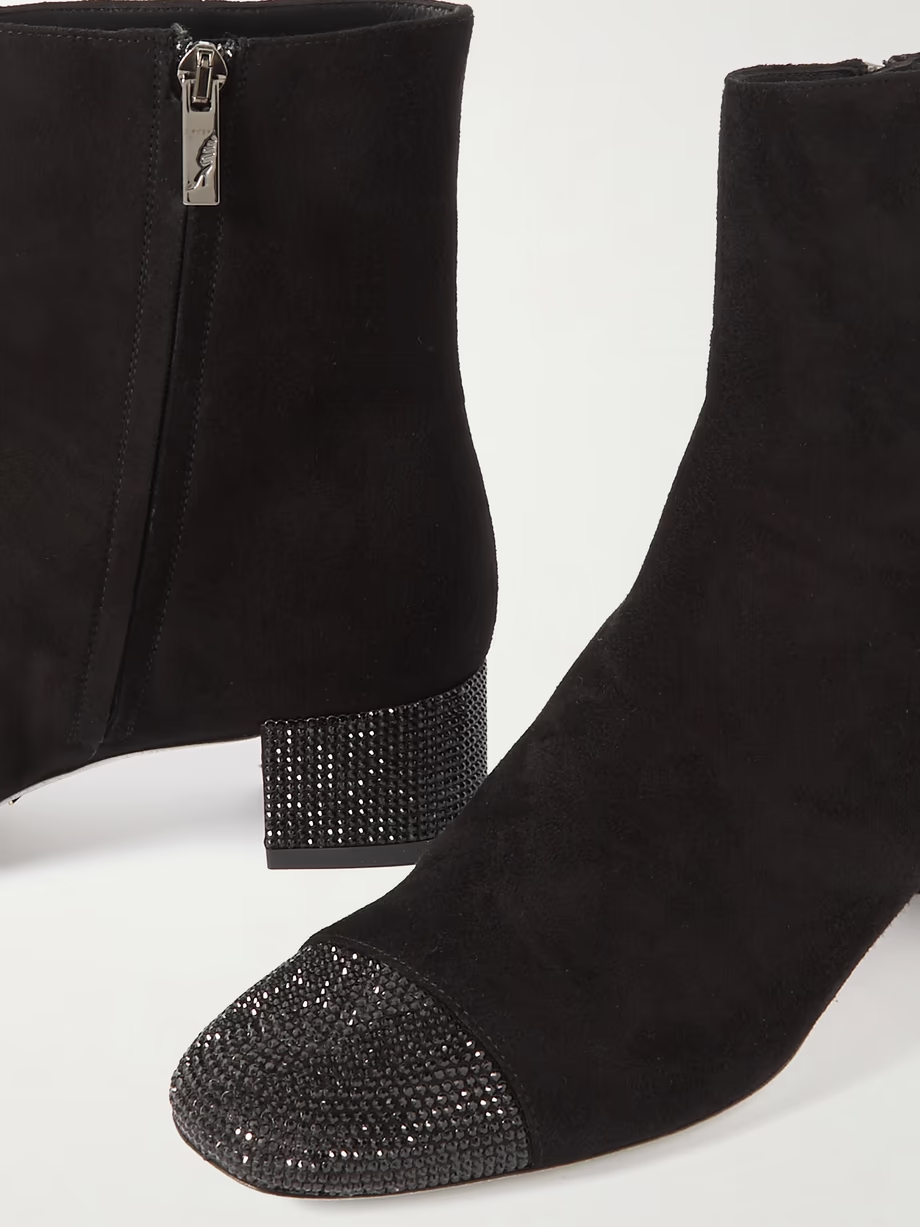 Bonnie embellished suede ankle boots Bonnie embellished suede ankle boots