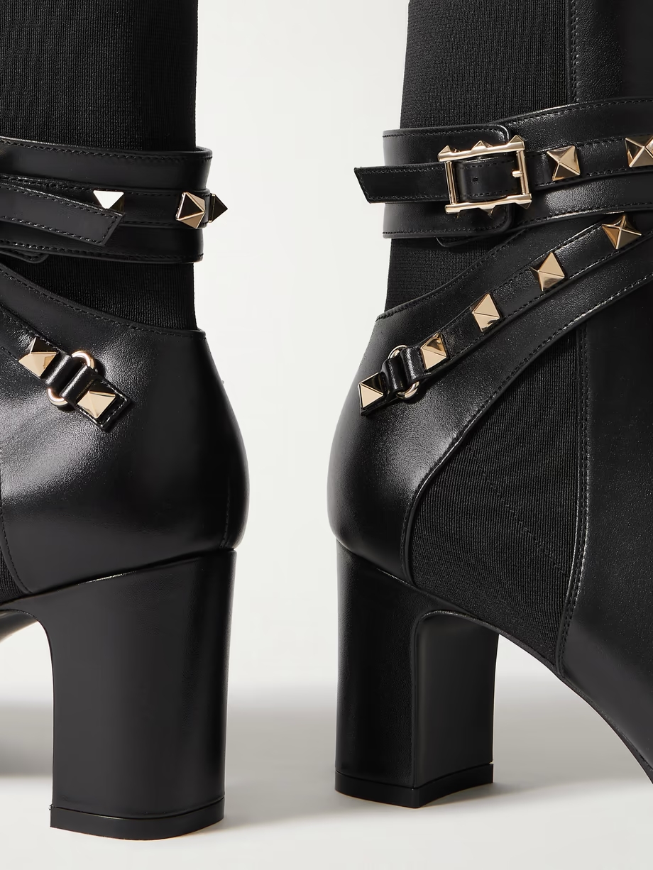 Rockstud Beatle 70 leather ankle boots Rockstud Beatle 70 leather ankle boots