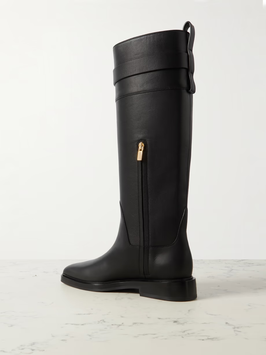 Roly embellished leather knee boots Roly embellished leather knee boots