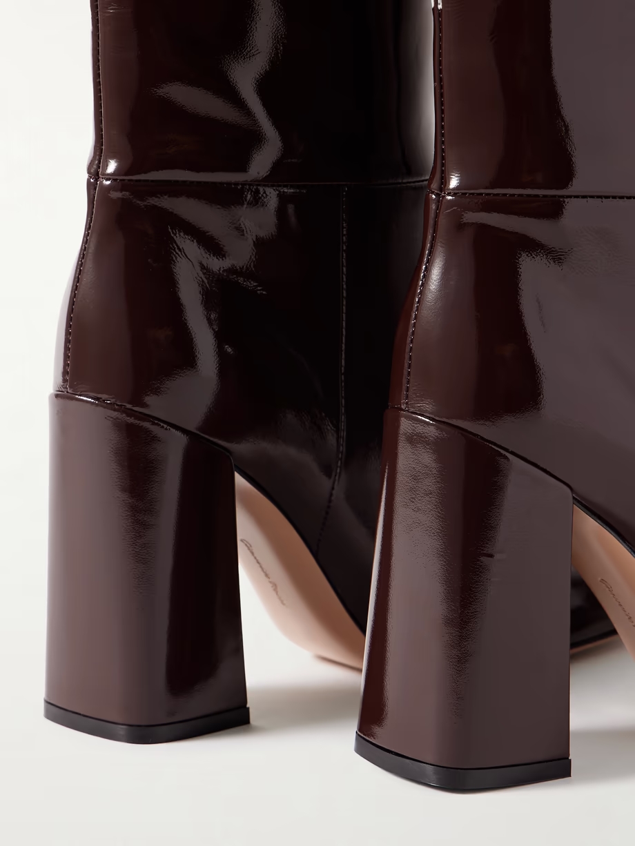 Vanta 95 patent-leather knee boots Vanta 95 patent-leather knee boots