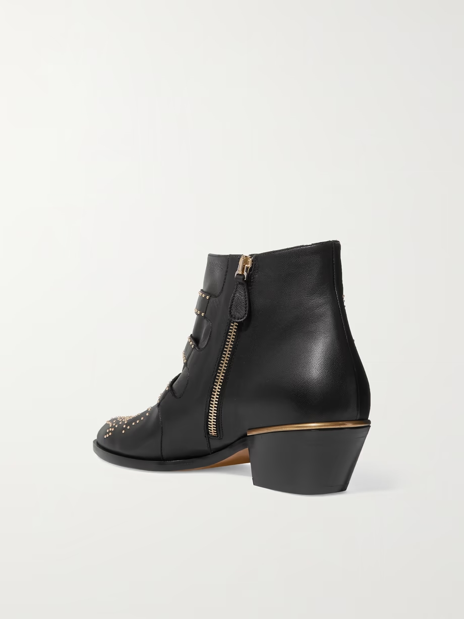 Susanna studded leather ankle boots Susanna studded leather ankle boots