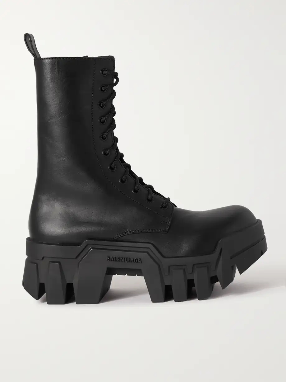 Bulldozer leather platform ankle boots Bulldozer leather platform ankle boots