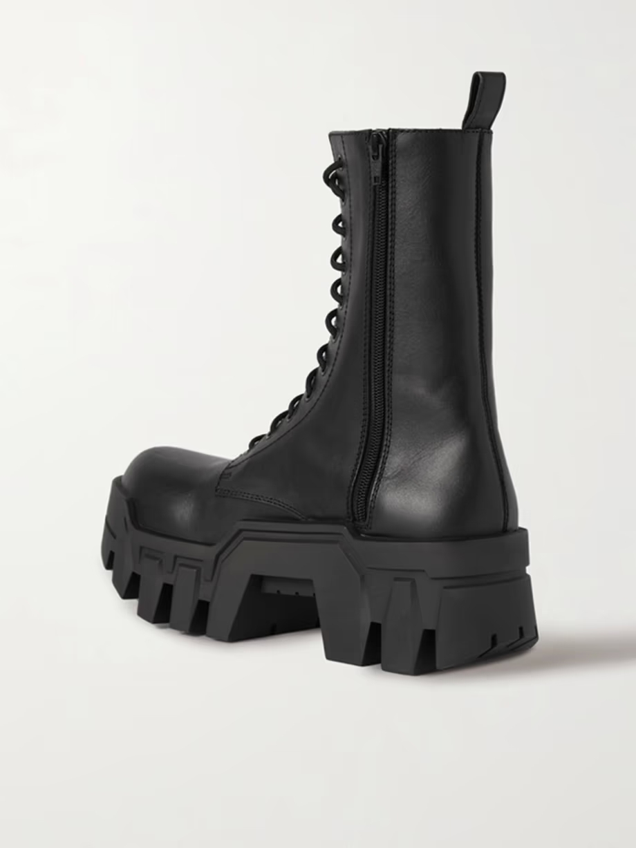 Bulldozer leather platform ankle boots Bulldozer leather platform ankle boots