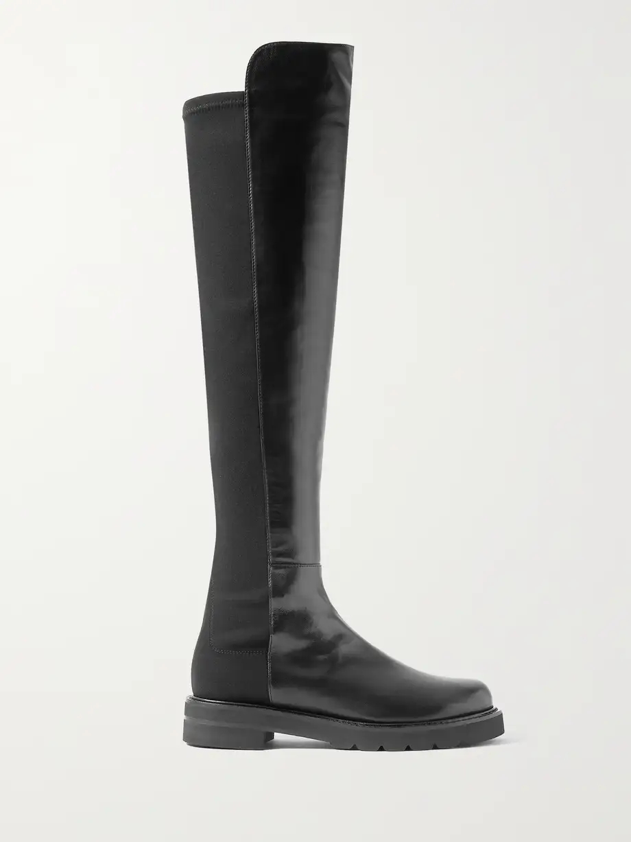 5050 Lift leather and stretch over-the-knee boots 5050 Lift leather and stretch over-the-knee boots