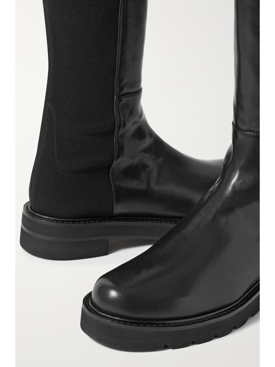 5050 Lift leather and stretch over-the-knee boots 5050 Lift leather and stretch over-the-knee boots