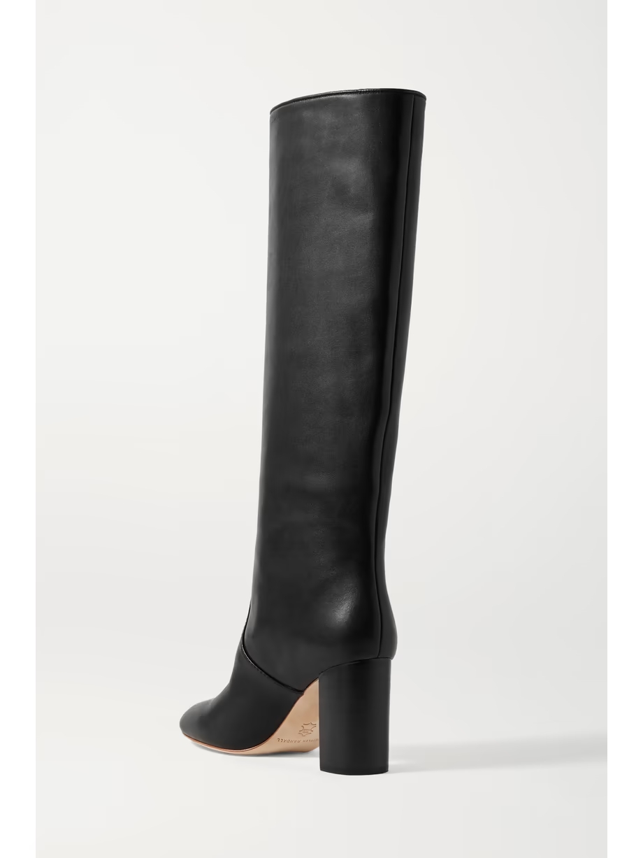 + NET SUSTAIN Goldy leather knee boots + NET SUSTAIN Goldy leather knee boots