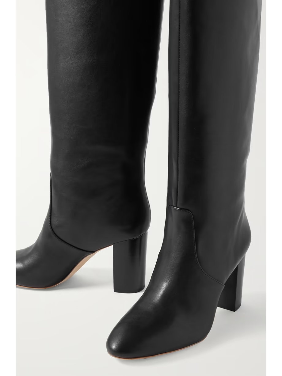 + NET SUSTAIN Goldy leather knee boots + NET SUSTAIN Goldy leather knee boots
