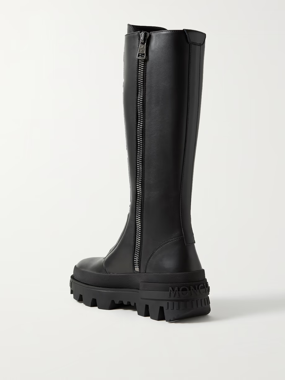 Vail leather lace-up knee boots Vail leather lace-up knee boots
