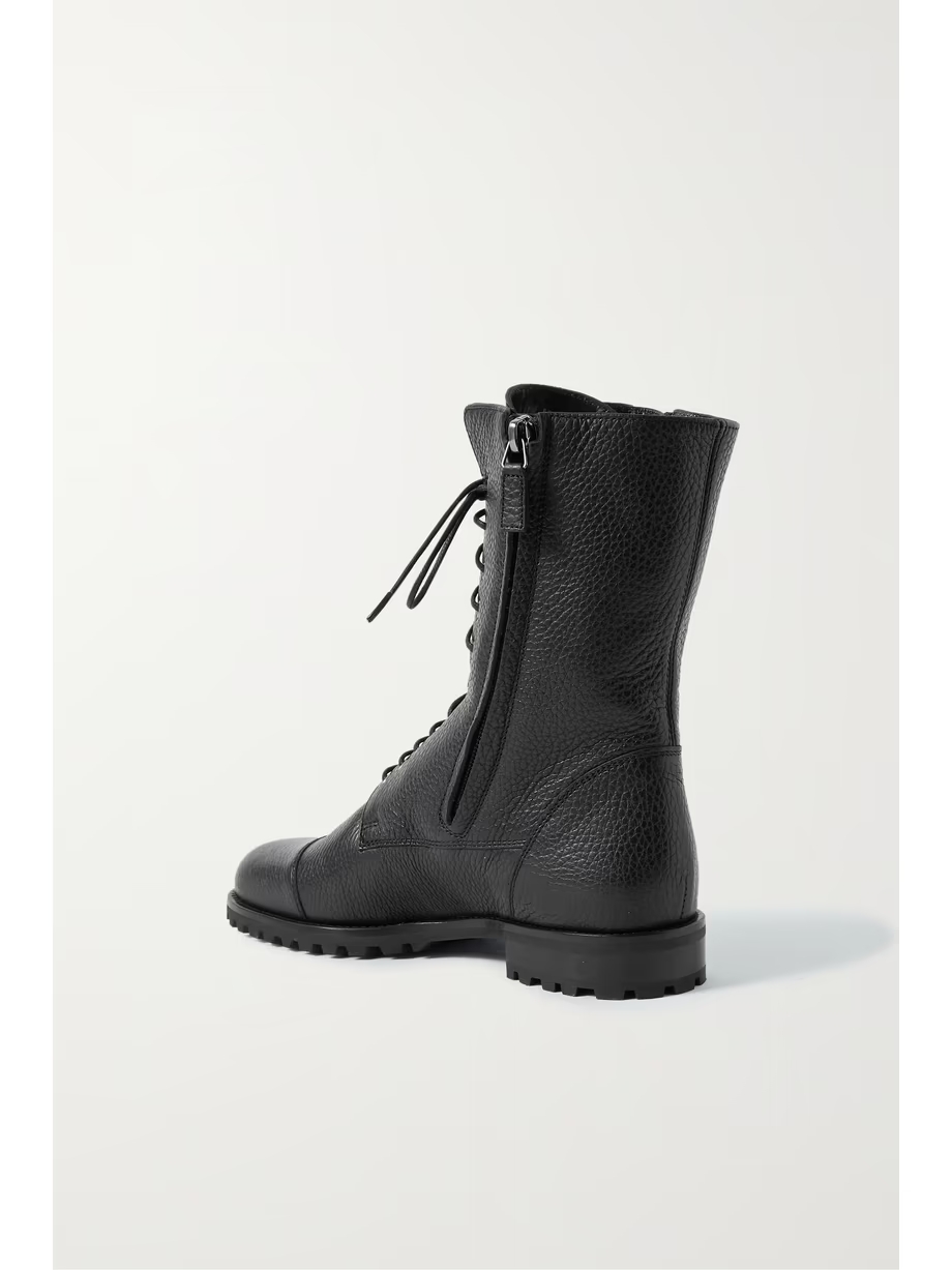 Lugata textured-leather ankle boots Lugata textured-leather ankle boots