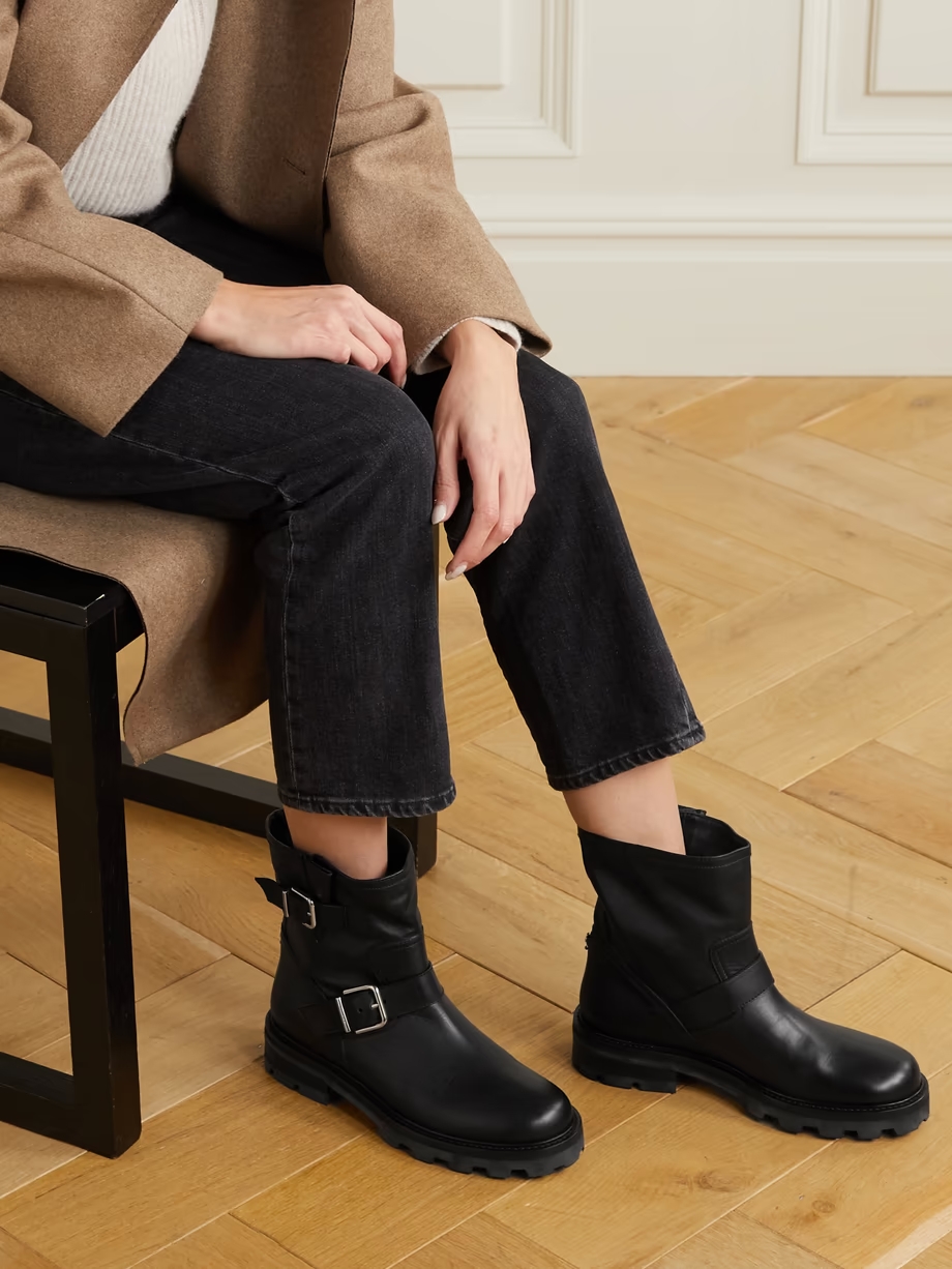Youth II buckled leather ankle boots Youth II buckled leather ankle boots