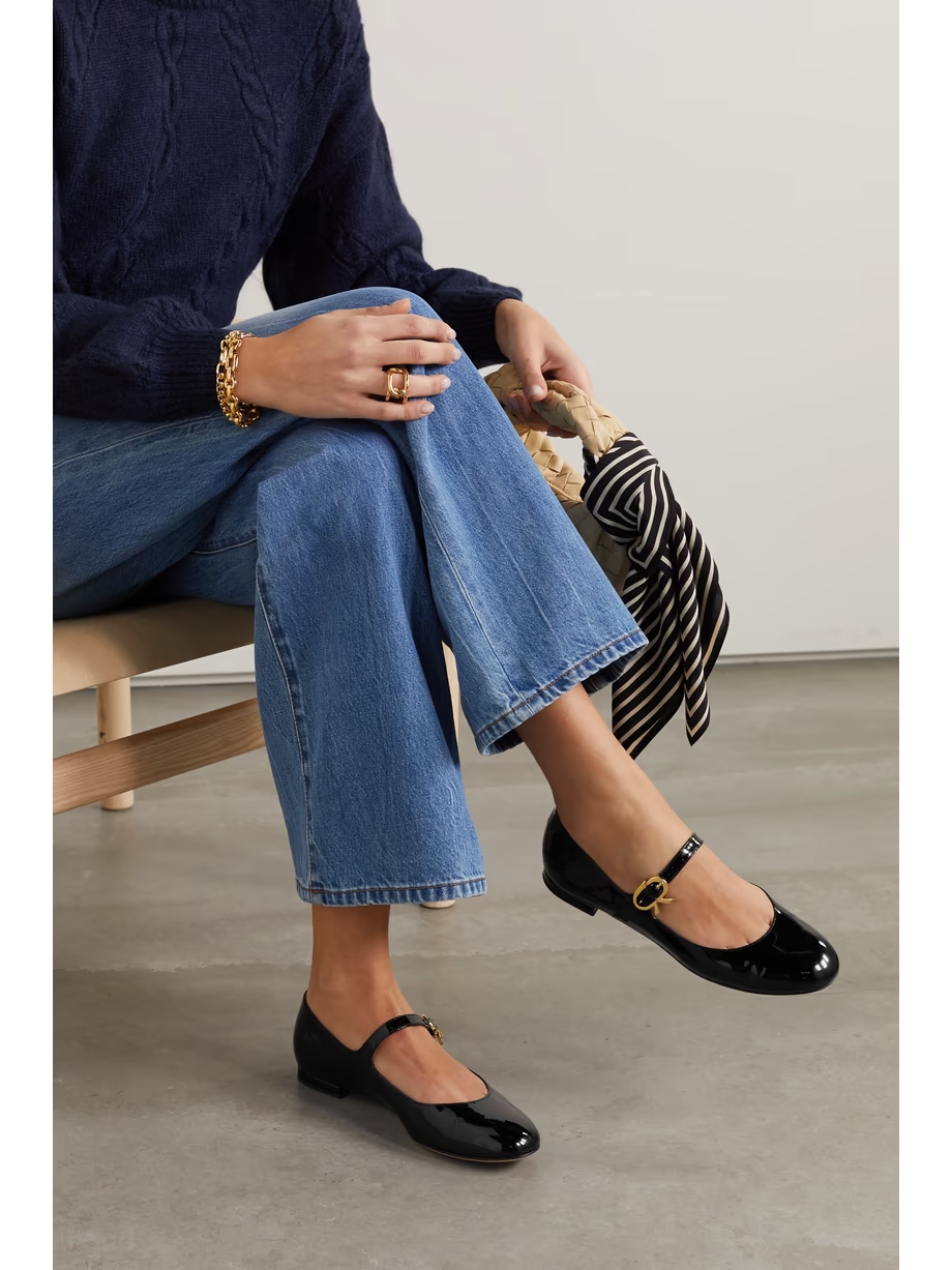 Patent-leather Mary Jane flats Patent-leather Mary Jane flats