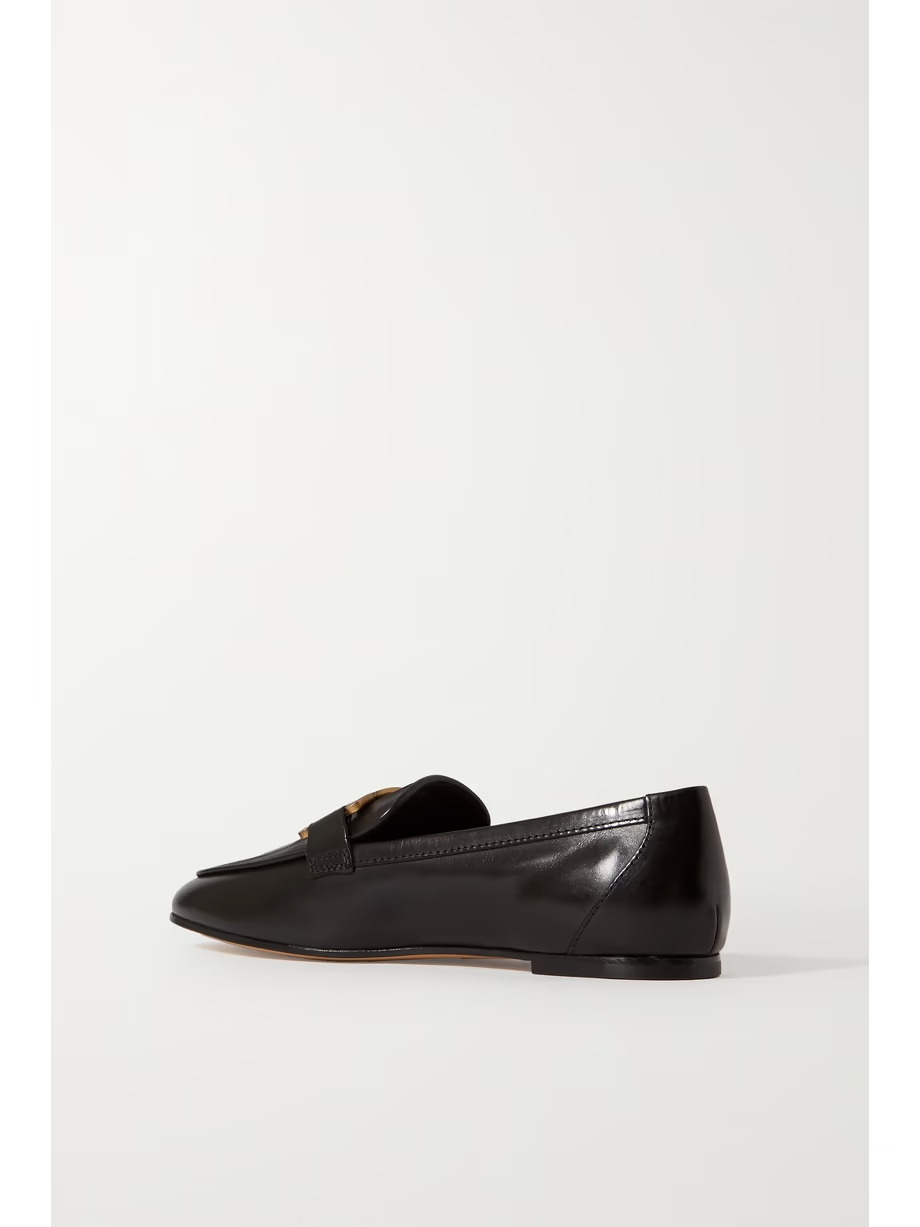 Embellished leather loafers Embellished leather loafers