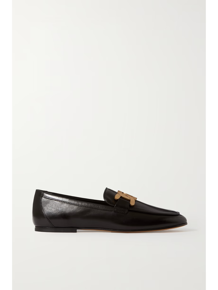 Embellished leather loafers Embellished leather loafers