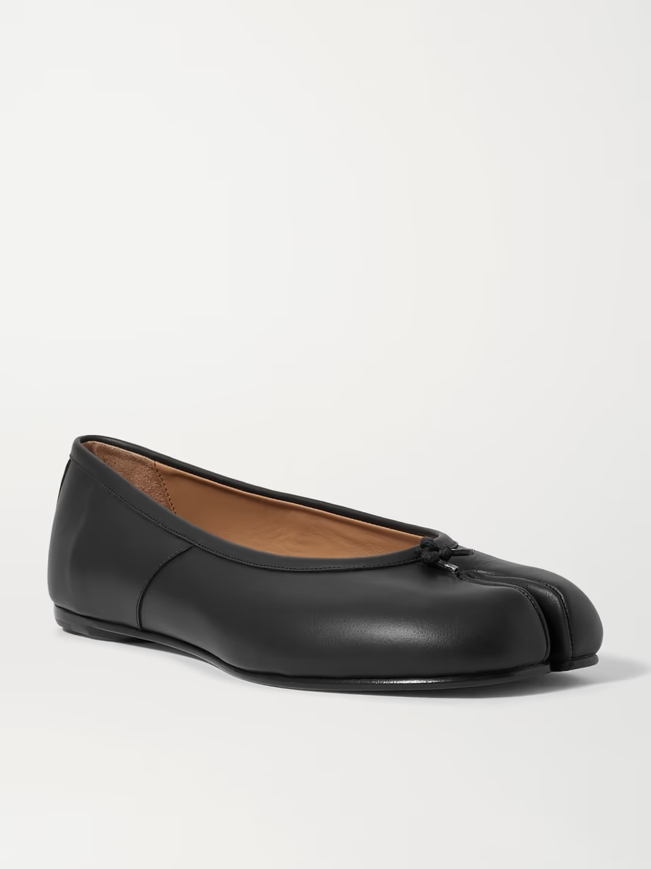 Tabi split-toe leather ballet flats Tabi split-toe leather ballet flats