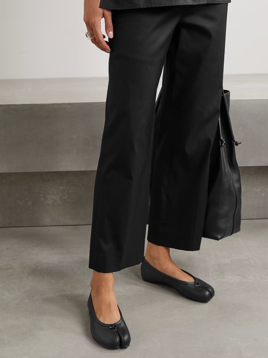 Tabi split-toe leather ballet flats Tabi split-toe leather ballet flats