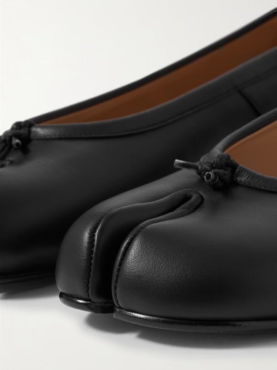 Tabi split-toe leather ballet flats Tabi split-toe leather ballet flats