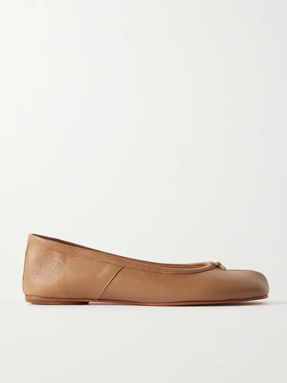 Tabi split-toe leather ballet flats Tabi split-toe leather ballet flats