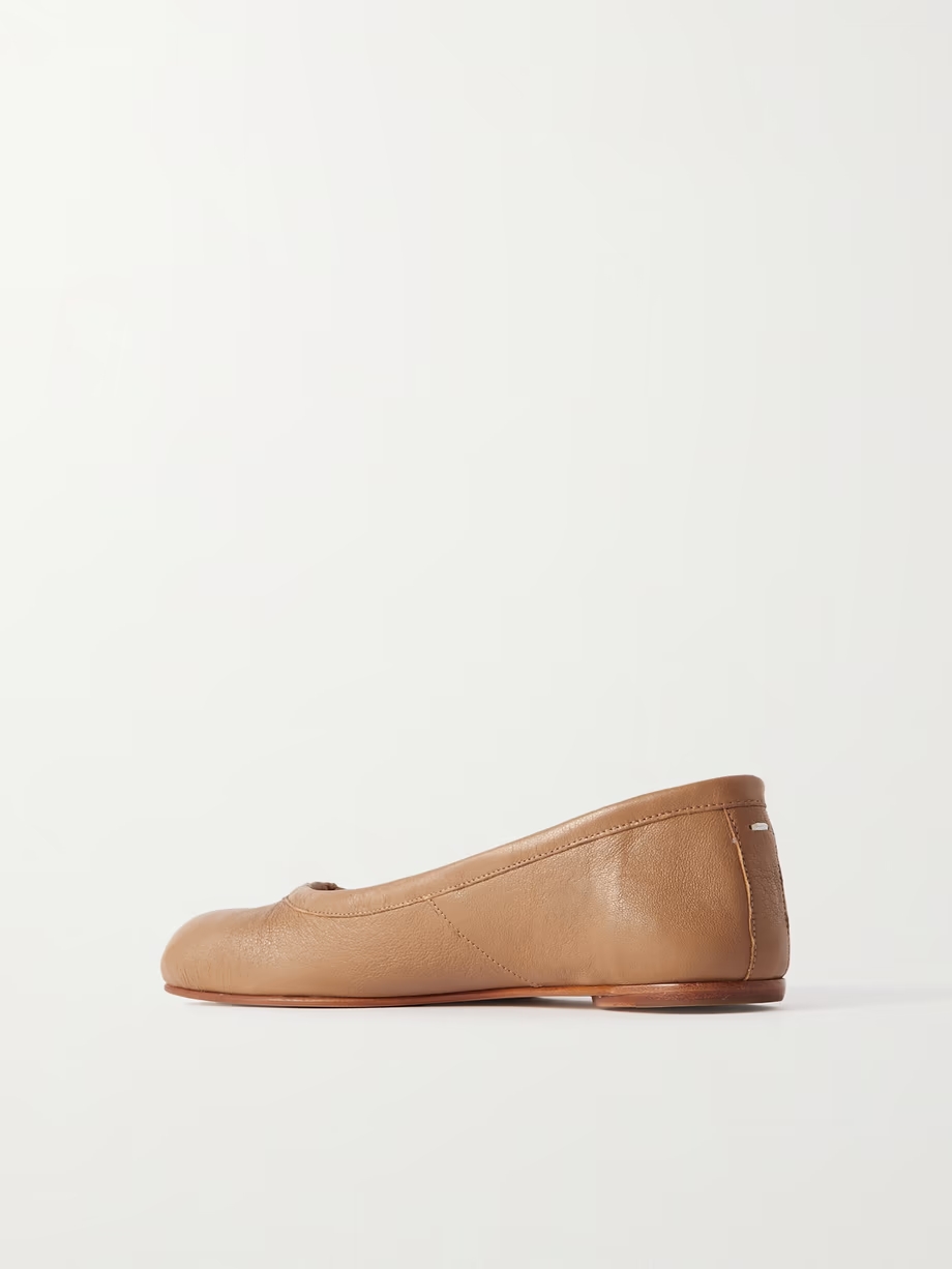 Tabi split-toe leather ballet flats Tabi split-toe leather ballet flats