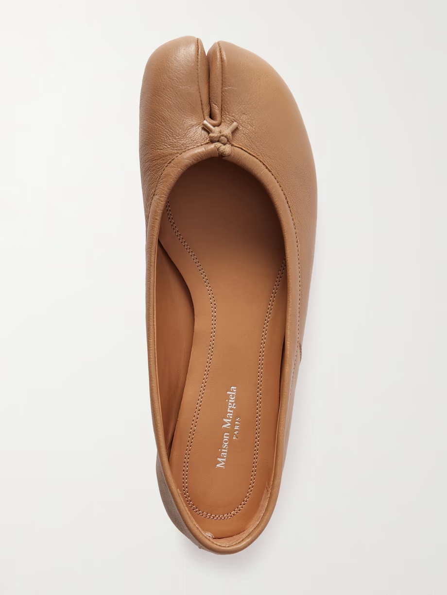 Tabi split-toe leather ballet flats Tabi split-toe leather ballet flats