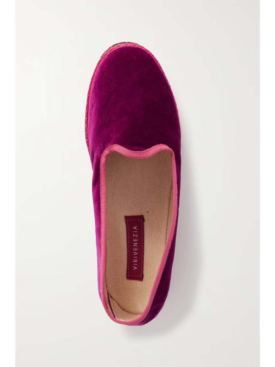 Velvet slippers Velvet slippers