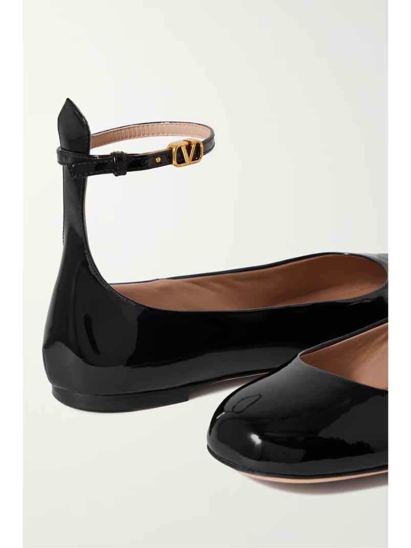 Tan-Go patent-leather ballet flats Tan-Go patent-leather ballet flats