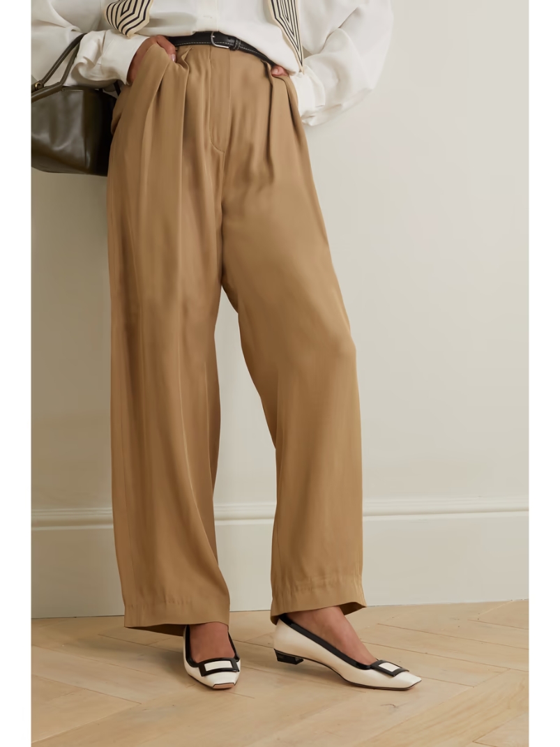 Belle Vivier two-tone patent-leather ballet flats Belle Vivier two-tone patent-leather ballet flats