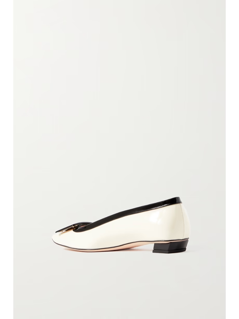 Belle Vivier two-tone patent-leather ballet flats Belle Vivier two-tone patent-leather ballet flats