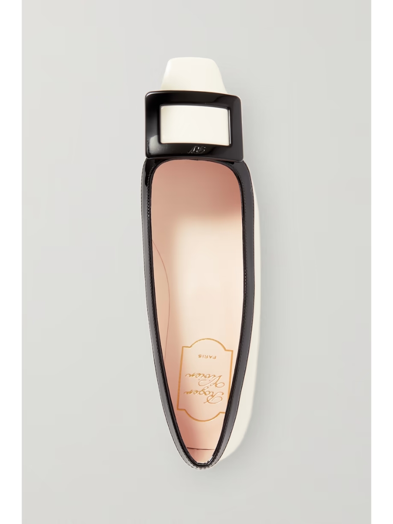 Belle Vivier two-tone patent-leather ballet flats Belle Vivier two-tone patent-leather ballet flats