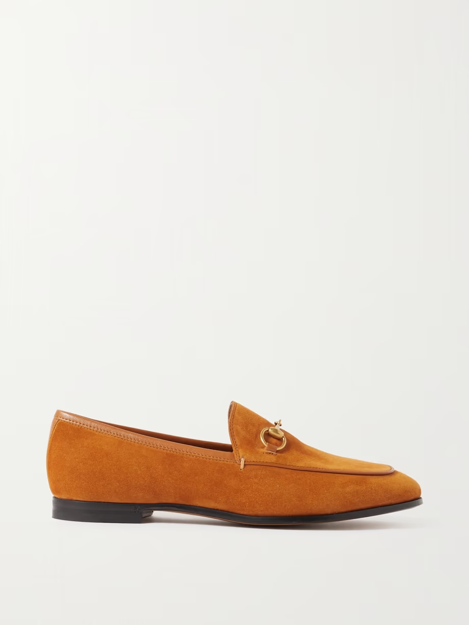 Jordaan horsebit-detailed suede loafers Jordaan horsebit-detailed suede loafers