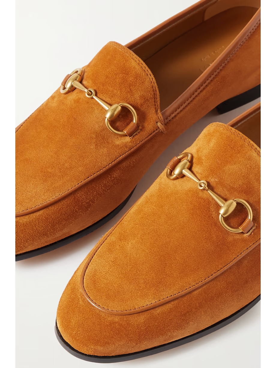 Jordaan horsebit-detailed suede loafers Jordaan horsebit-detailed suede loafers