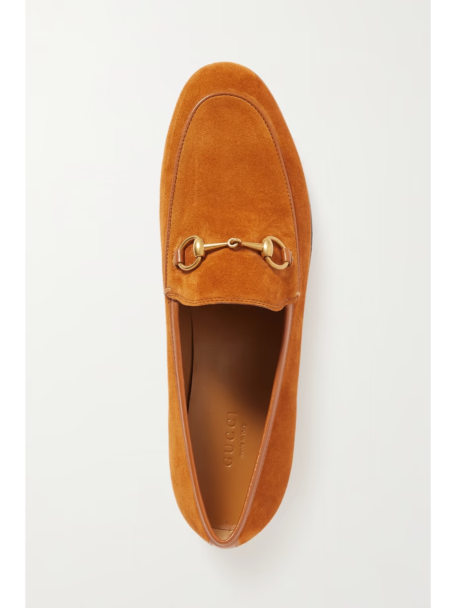 Jordaan horsebit-detailed suede loafers Jordaan horsebit-detailed suede loafers