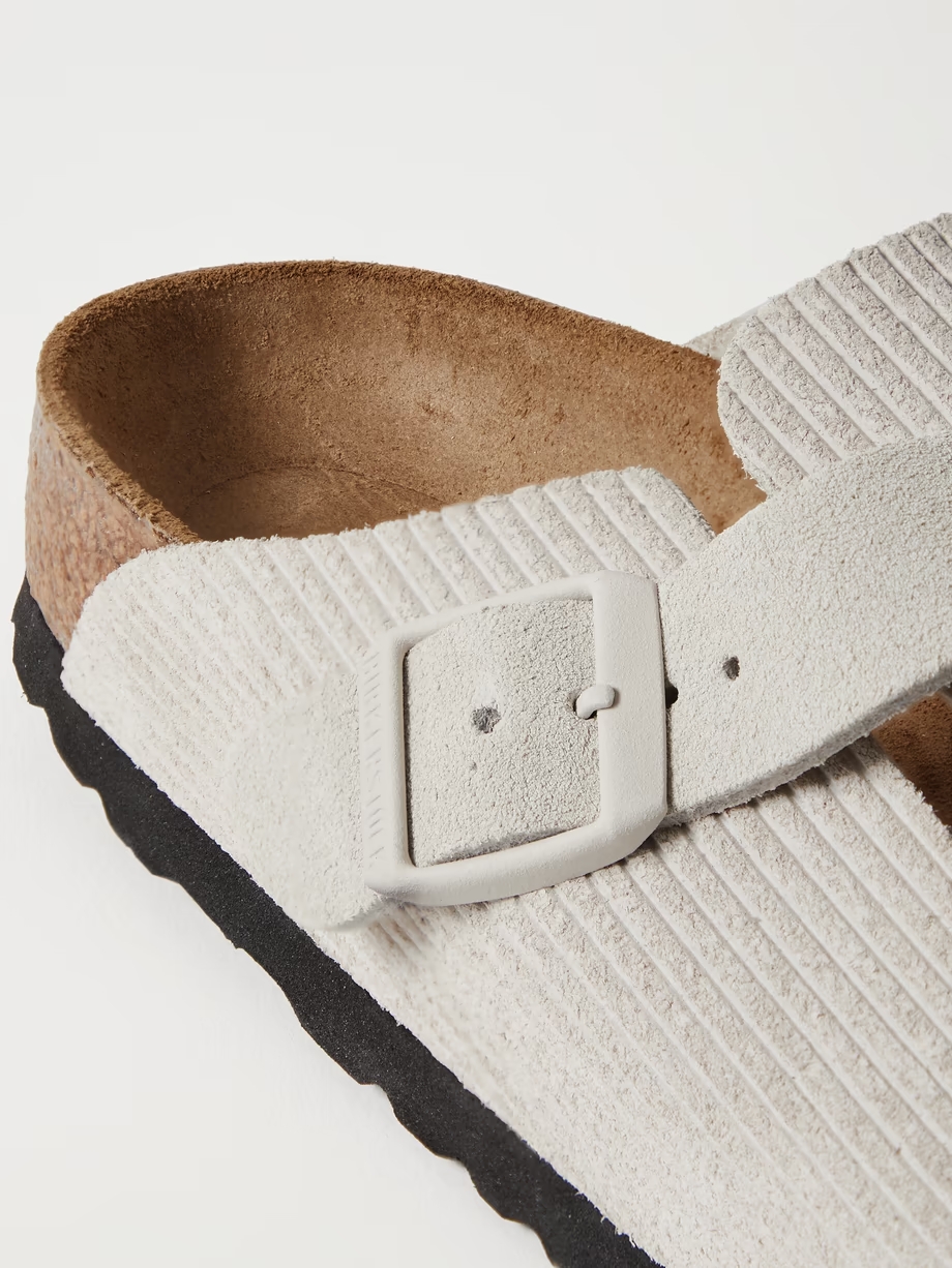 Boston embossed-suede clogs Boston embossed-suede clogs