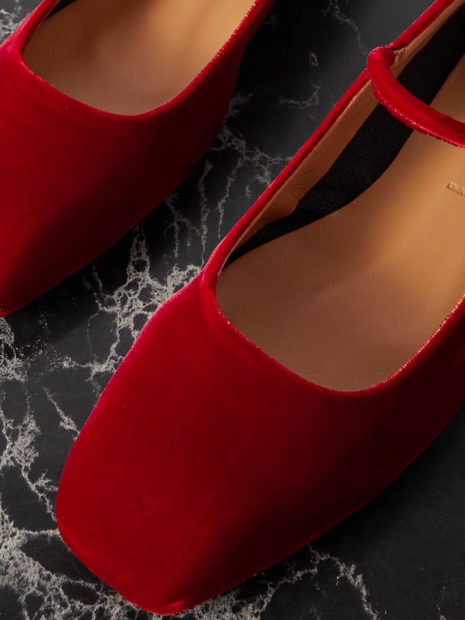 Uma velvet Mary Jane ballet flats Uma velvet Mary Jane ballet flats