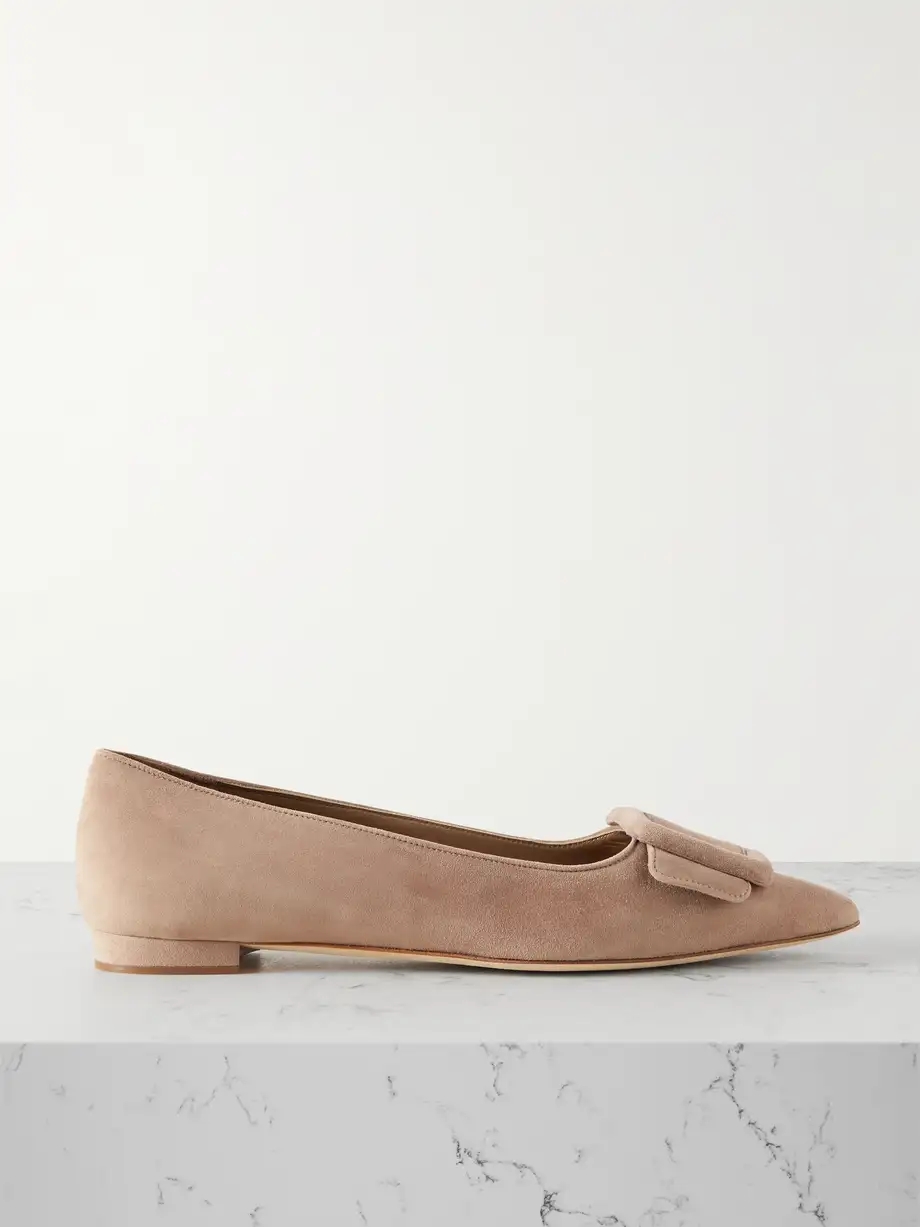 Maysale suede point-toe flats Maysale suede point-toe flats