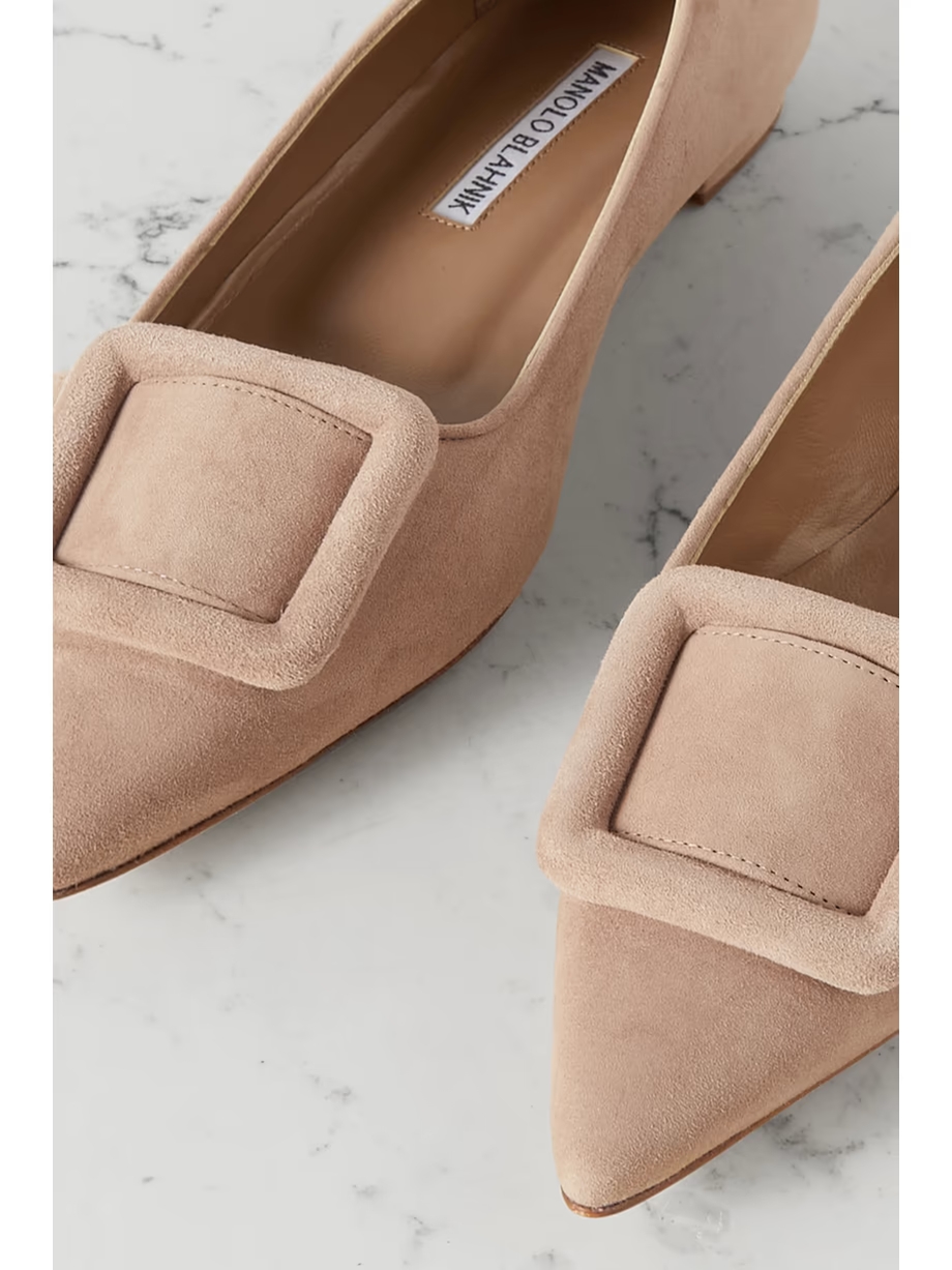 Maysale suede point-toe flats Maysale suede point-toe flats