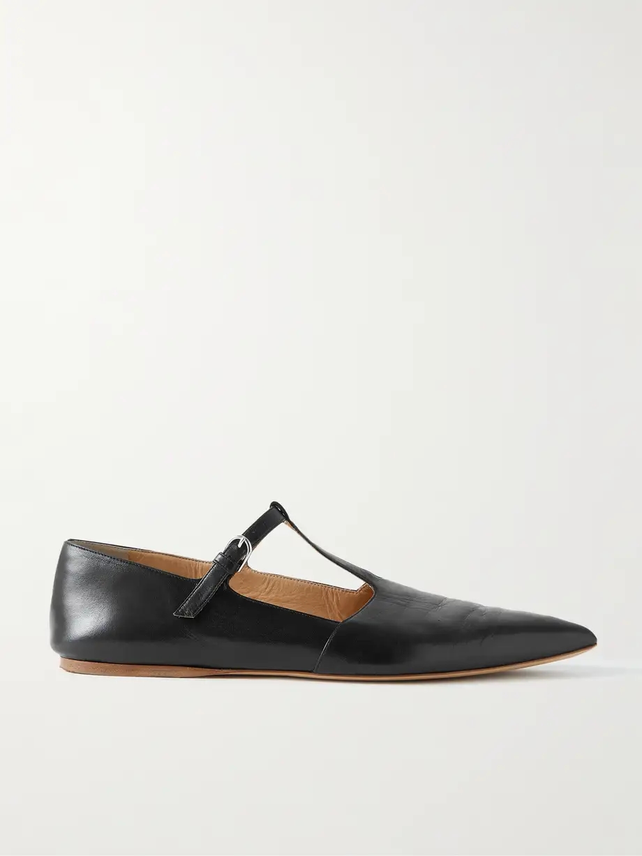 Lola Ballerina leather Mary Jane point-toe flats Lola Ballerina leather Mary Jane point-toe flats