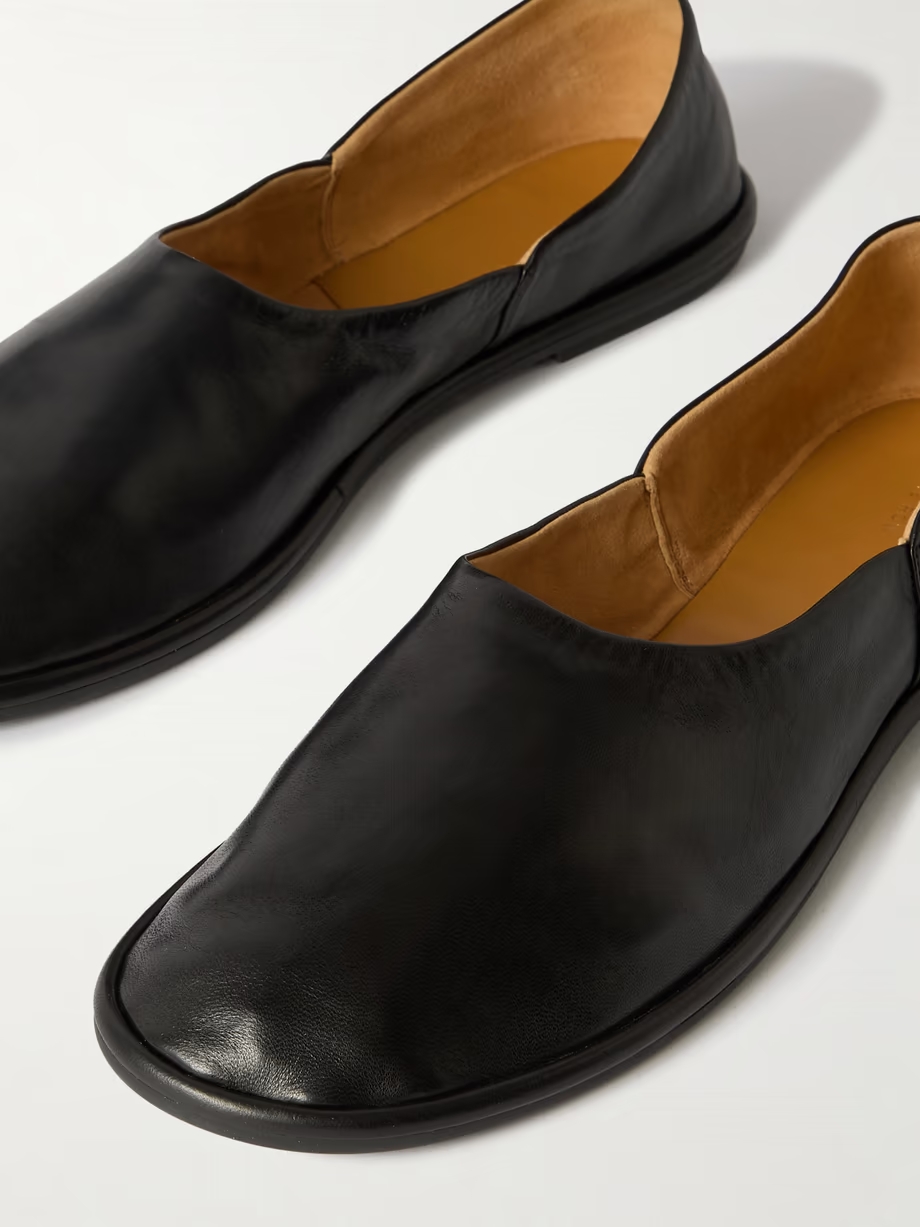 Canal glossed-leather ballet flats Canal glossed-leather ballet flats