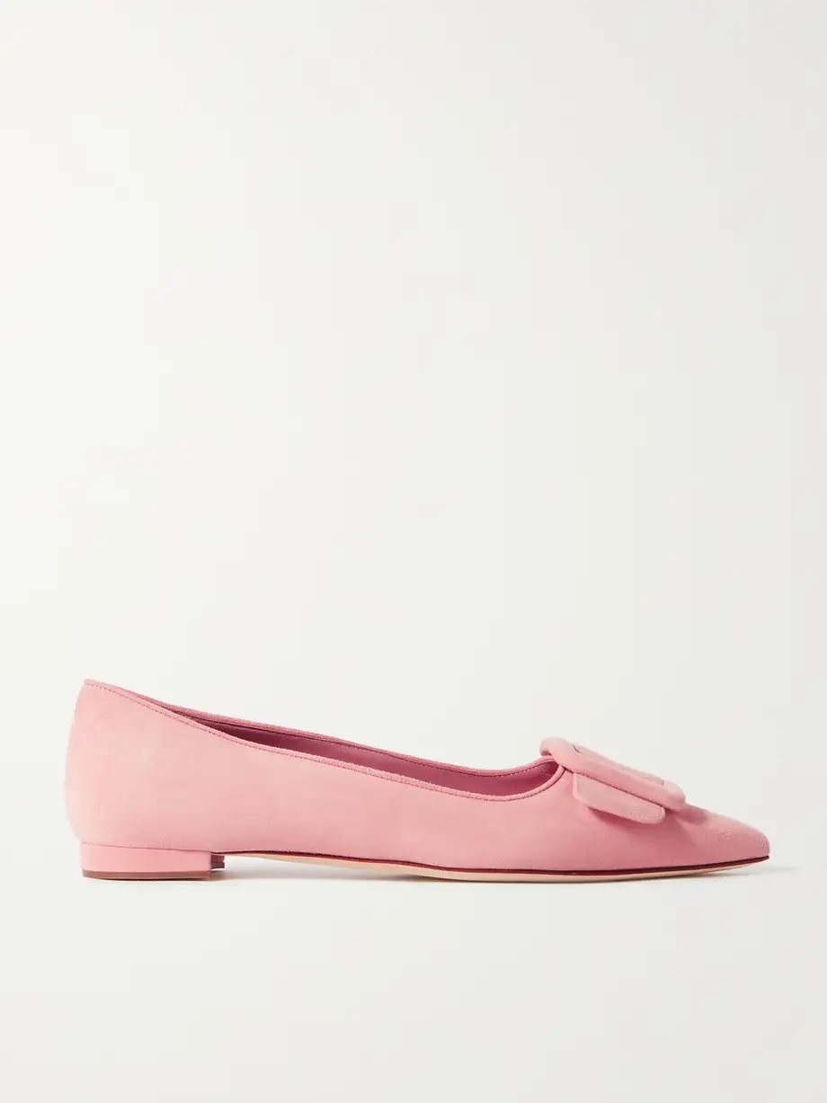 Maysale suede point-toe flats Maysale suede point-toe flats
