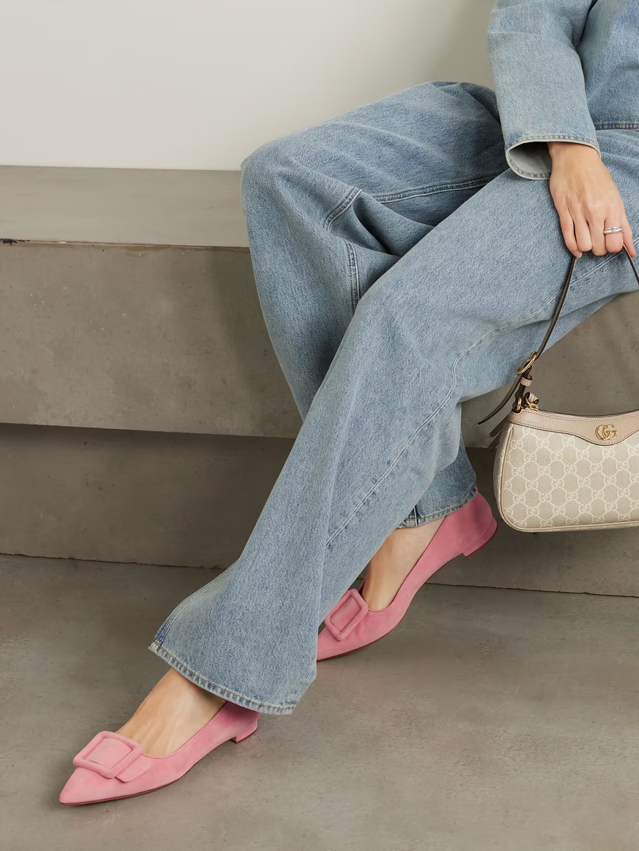 Maysale suede point-toe flats Maysale suede point-toe flats
