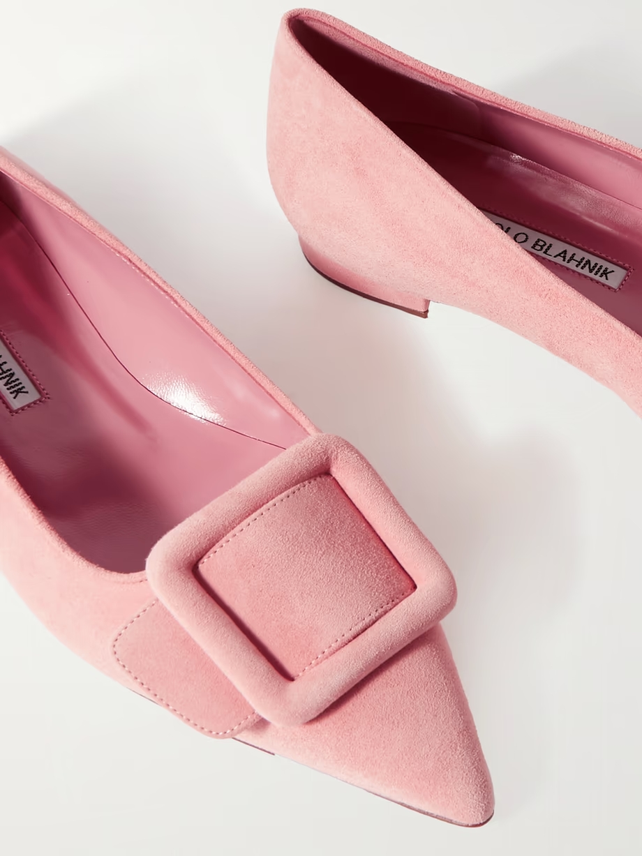 Maysale suede point-toe flats Maysale suede point-toe flats