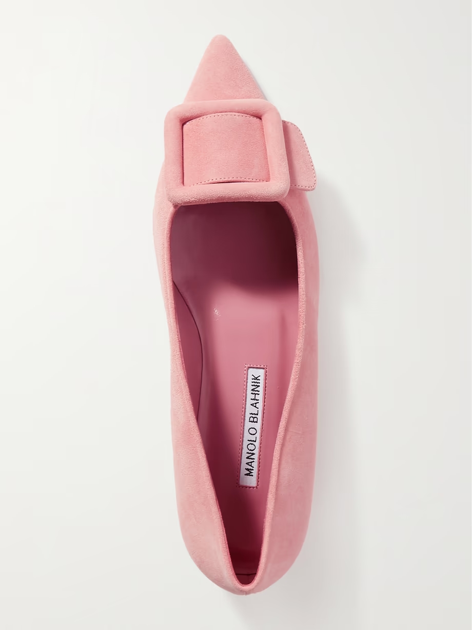 Maysale suede point-toe flats Maysale suede point-toe flats