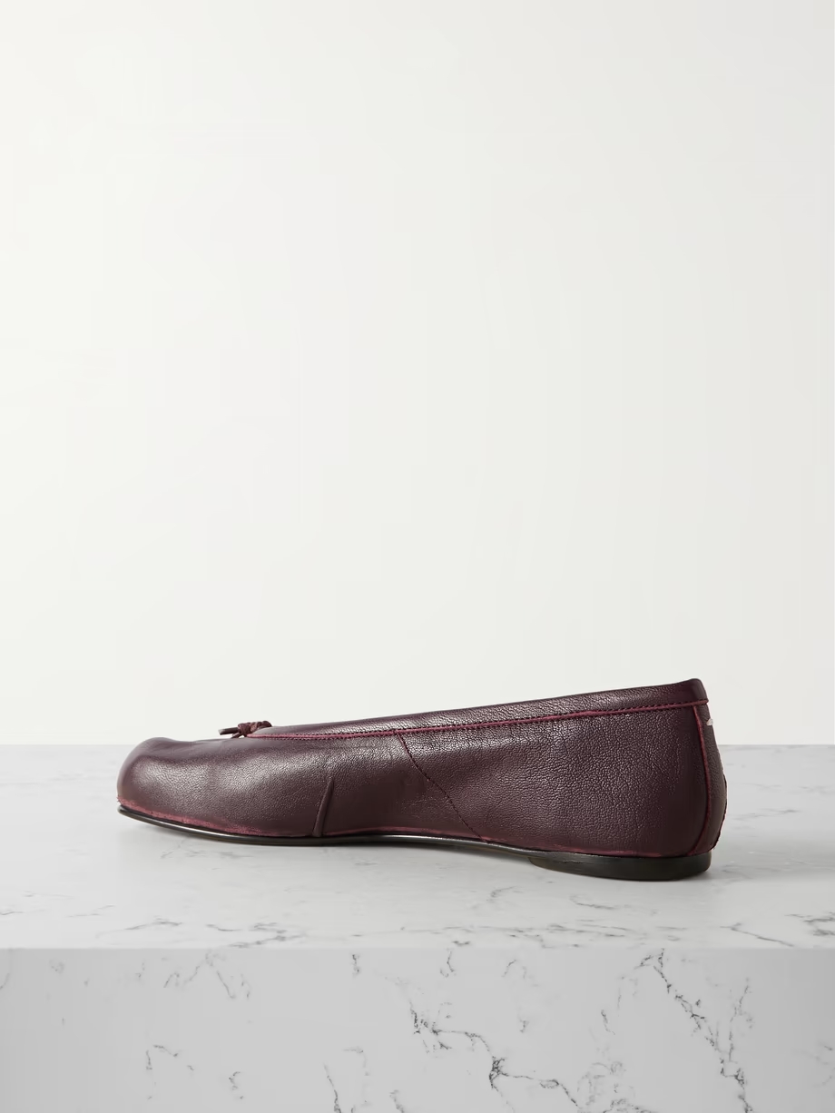 Tabi split-toe leather ballet flats Tabi split-toe leather ballet flats