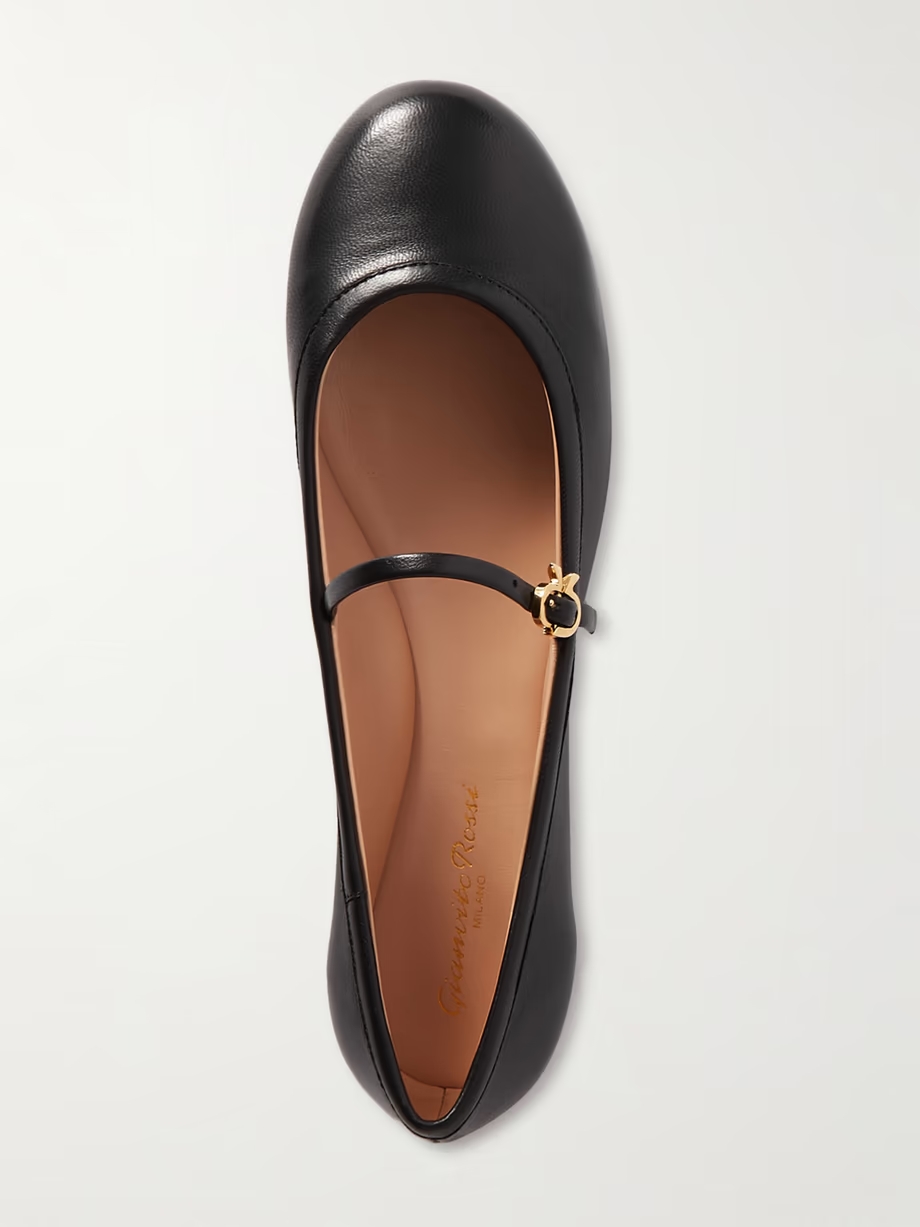 Carla leather Mary Jane ballet flats Carla leather Mary Jane ballet flats