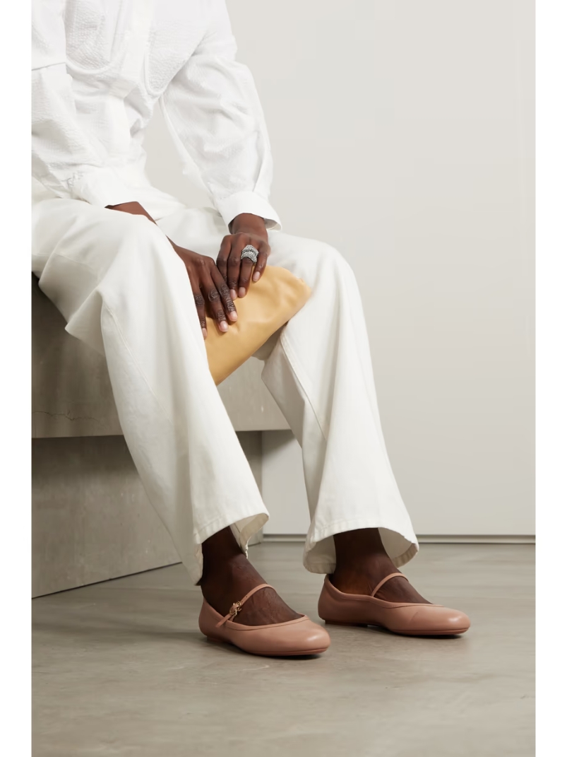 Carla leather Mary Jane ballet flats Carla leather Mary Jane ballet flats